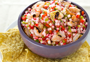 Food and Drink Latin Inspired Thanksgiving Recipe 3 Shrimp Ceviche 